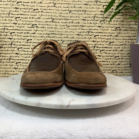 GORDON RUSH Antiqued Suede Italian Shoes  SZ 10